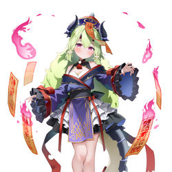 This is a pixiv picture whose title is キョンシーアレンシア.