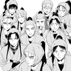 This is a pixiv picture whose title is 一は(成長は組)詰め.