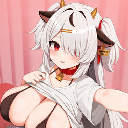 This is a pixiv picture whose title is 自撮り💗.