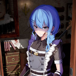 This is a pixiv picture whose title is 開けちゃダメって言ったのに（修正ver）.