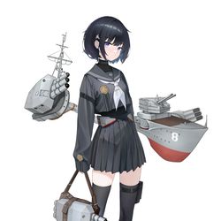 This is a pixiv picture whose title is 夕霧.