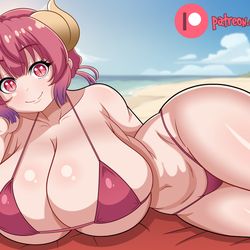 This is a pixiv picture whose title is Ilulu - Kobayashi-san.