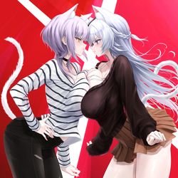 This is a pixiv picture whose title is skeb.