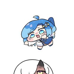 This is a pixiv picture whose title is 3월 서코 만들려는거 그림들.