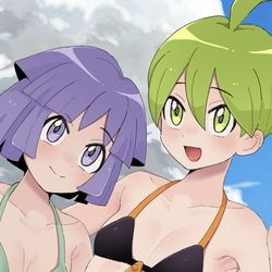 This is a pixiv picture whose title is ツクシくんとリョウくん.