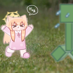This is a pixiv picture whose title is hug.