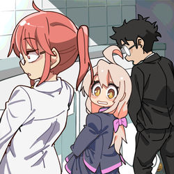 This is a pixiv picture whose title is トイレに奇妙なことを見つけてください。.