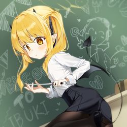 This is a pixiv picture whose title is イブキ教授.