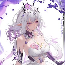 This is a pixiv picture whose title is Castorice | 遐蝶.