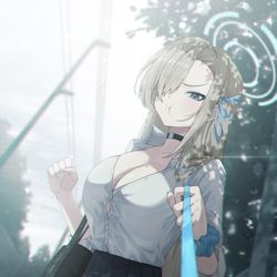 This is a pixiv picture whose title is アスナ くびわ1.