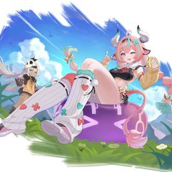 This is a pixiv picture whose title is 牛牛.