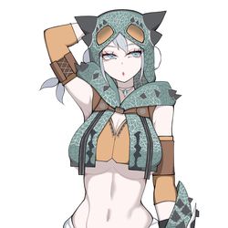 This is a pixiv picture whose title is 缠蛙套.