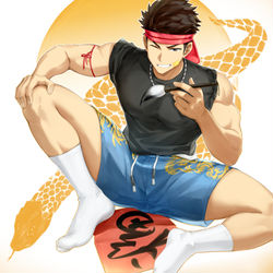 This is a pixiv picture whose title is 赵海龙.