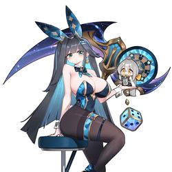This is a pixiv picture whose title is 바니 아비게일.