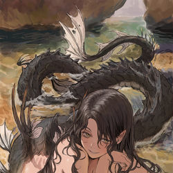 This is a pixiv picture whose title is リヴァイアサン.