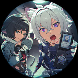 This is a pixiv picture whose title is セスジェン（2枚詰め）.