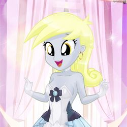 This is a pixiv picture whose title is Bridal Derpy!.