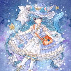 This is a pixiv picture whose title is マジカルキャット.