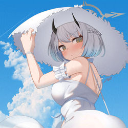 This is a pixiv picture whose title is 純白のセナ.