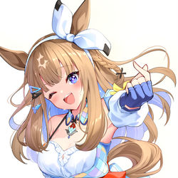 This is a pixiv picture whose title is アーモンドアイ.