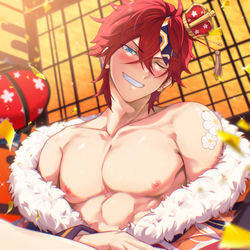 This is a pixiv picture whose title is ギガ◯ティックO.N.S.
