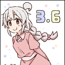 This is a pixiv picture whose title is まひろちゃんお誕生日会場2025.