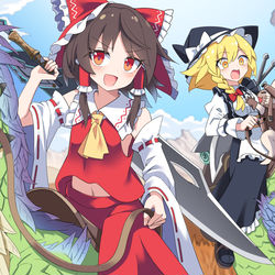 This is a pixiv picture whose title is ひと狩りいこうぜ！.