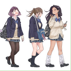 This is a pixiv picture whose title is 卒業間近.