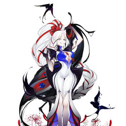 This is a pixiv picture whose title is Blooming Ink Yulha.