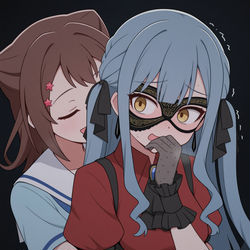 This is a pixiv picture whose title is 戸山香澄X豊川祥子.