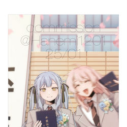 This is a pixiv picture whose title is commission/私人委托.