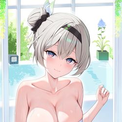 This is a pixiv picture whose title is お風呂.