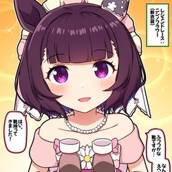 This is a pixiv picture whose title is レジェンドレースの後：ニシノフラワー(新衣装).