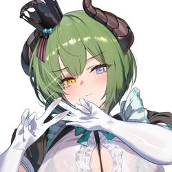 This is a pixiv picture whose title is メイドミコミコ.