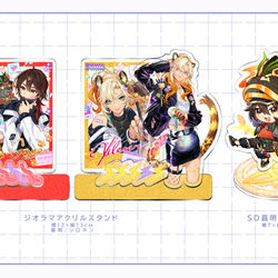 This is a pixiv picture whose title is 【アクスタ３種】.