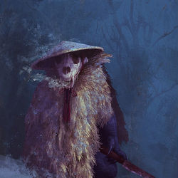 This is a pixiv picture whose title is 天刀鬼・龍刀鬼.