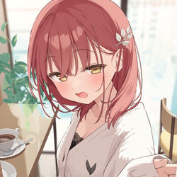 This is a pixiv picture whose title is 「この服触り心地良くないですかぁ？」.