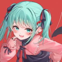 This is a pixiv picture whose title is ヴァンパイアミク.
