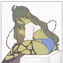 This is a pixiv picture whose title is GREEN ELF ~.
