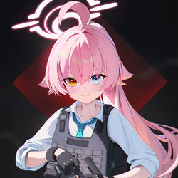 This is a pixiv picture whose title is ホシノ.