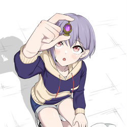 This is a pixiv picture whose title is 到处持石的高松灯.