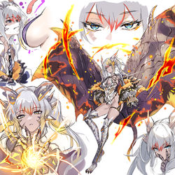 This is a pixiv picture whose title is 傀異克服.