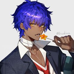 This is a pixiv picture whose title is 耀星くん.