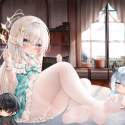 This is a pixiv picture whose title is 星雨布丁酱-故事茶会.