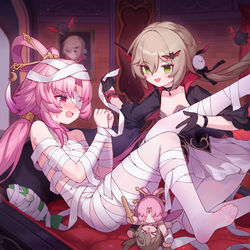 This is a pixiv picture whose title is 血裔的眷属.
