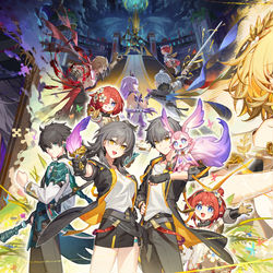 This is a pixiv picture whose title is 『火を追う旅』.