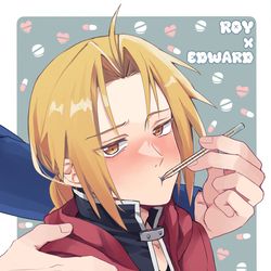 This is a pixiv picture whose title is 2025/3/16  春コミ ロイエド漫画 新刊サンプル.