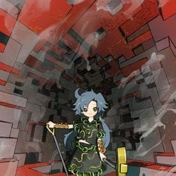 This is a pixiv picture whose title is マインブラスト.