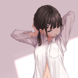 This is a pixiv picture whose title is 水泳部の後輩ちゃん.