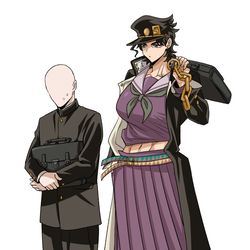 This is a pixiv picture whose title is 195センチのスケバン.